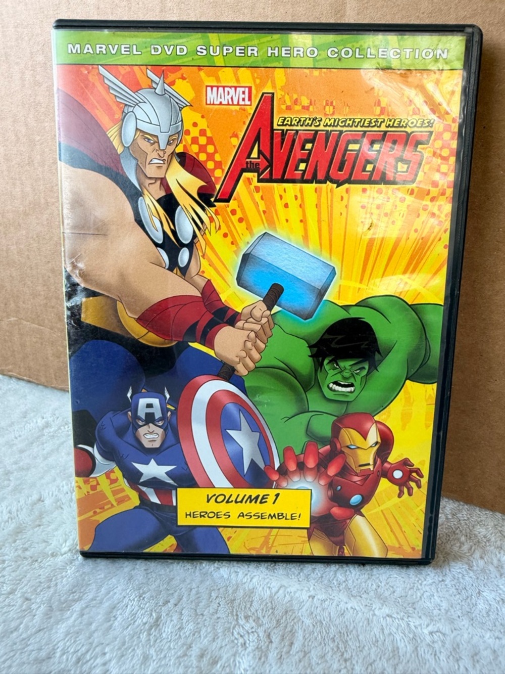 Marvel Avengers animated DVD - like new